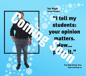 Teacher Toni Wright